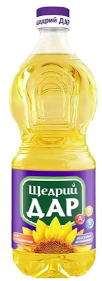 Олія соняшникова Щедрий Дар холодної рафінації 0,75 л